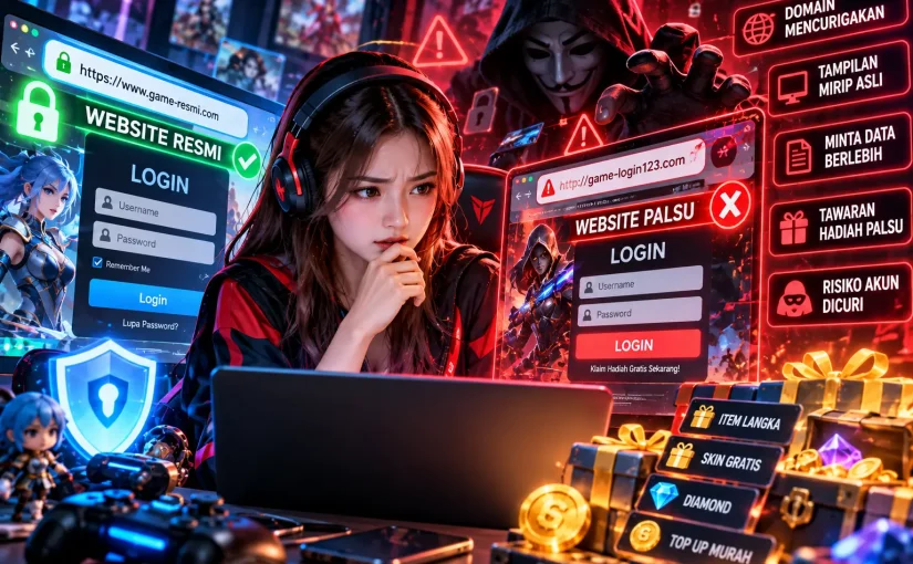 Bagaimana Cara Mengenali Website Login Game Palsu Sebelum Terlambat?
